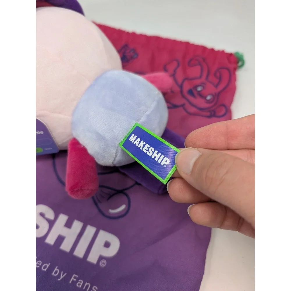 Makeship Moopy Plush Piggy Game Plushie MiniToon Limited Edition 1/1,435 NWT‎